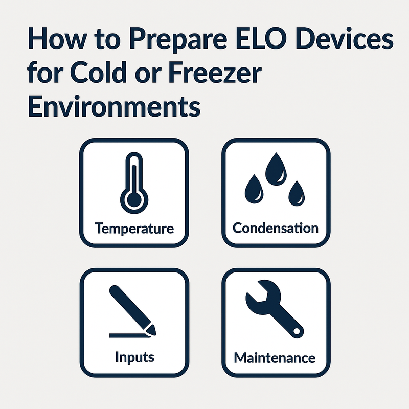 How to Prepare ELO Devices for Cold or Freezer Environments