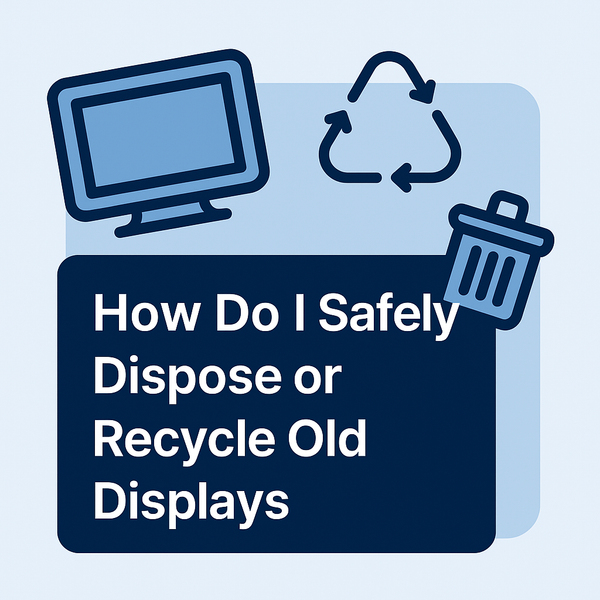 How Do I Safely Dispose or Recycle Old Displays