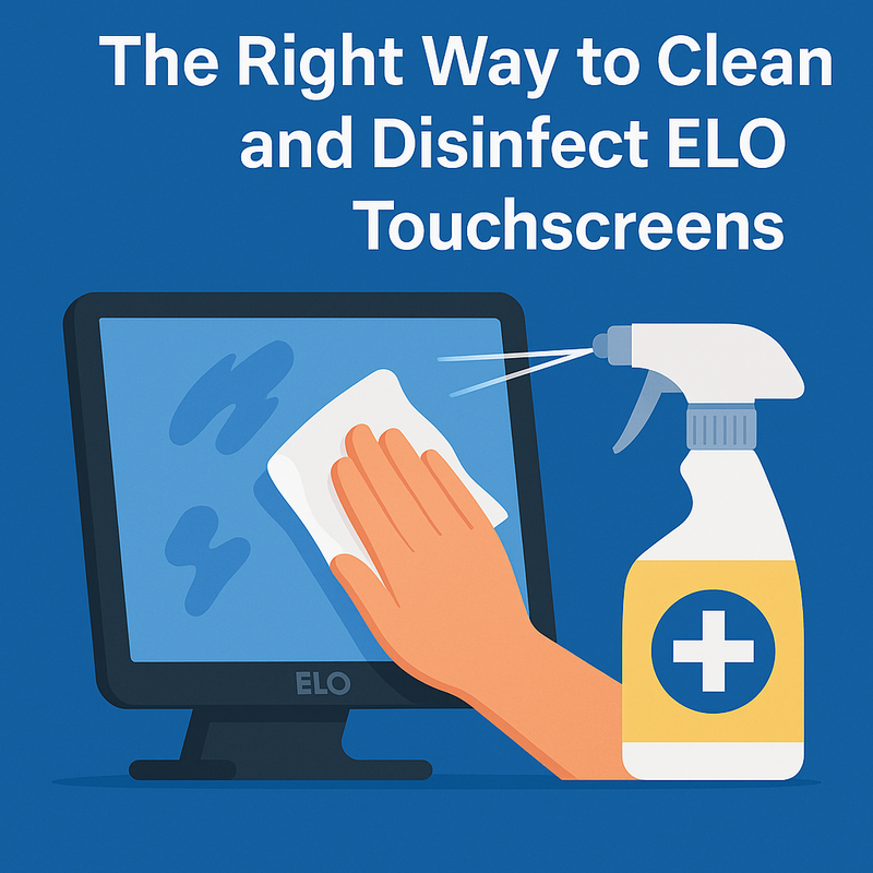 The Right Way to Clean and Disinfect ELO Touchscreens