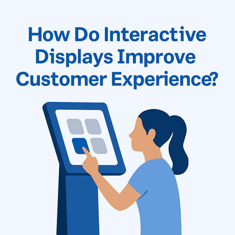 How Do Interactive Displays Improve Customer Experience?