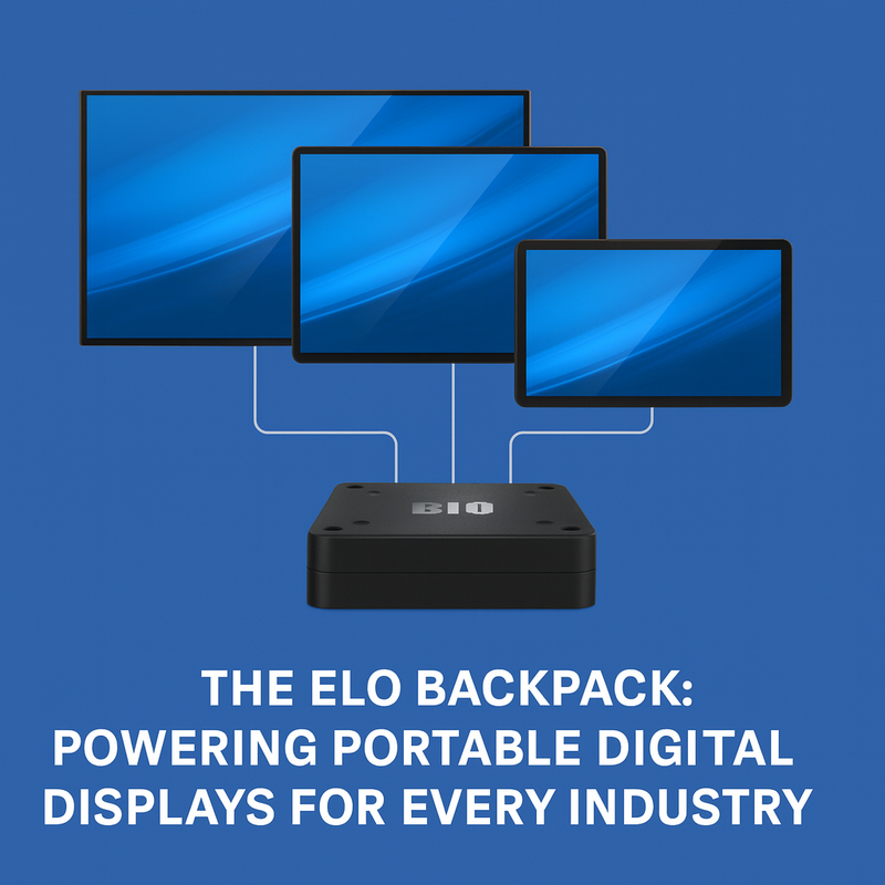 The ELO Backpack: Powering Portable Digital Displays for Every Industry